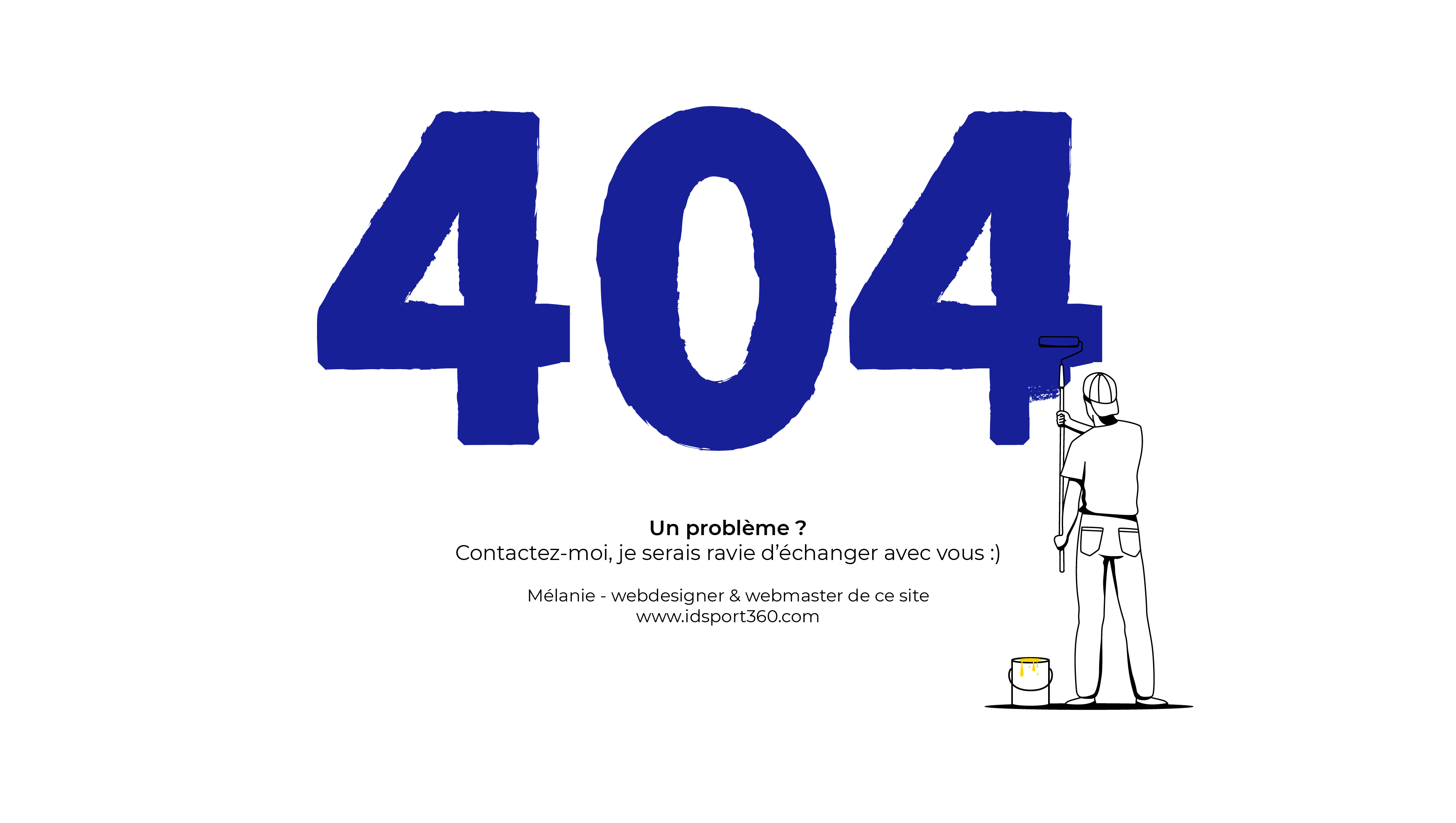 erreur 404 - contactez IDSport360